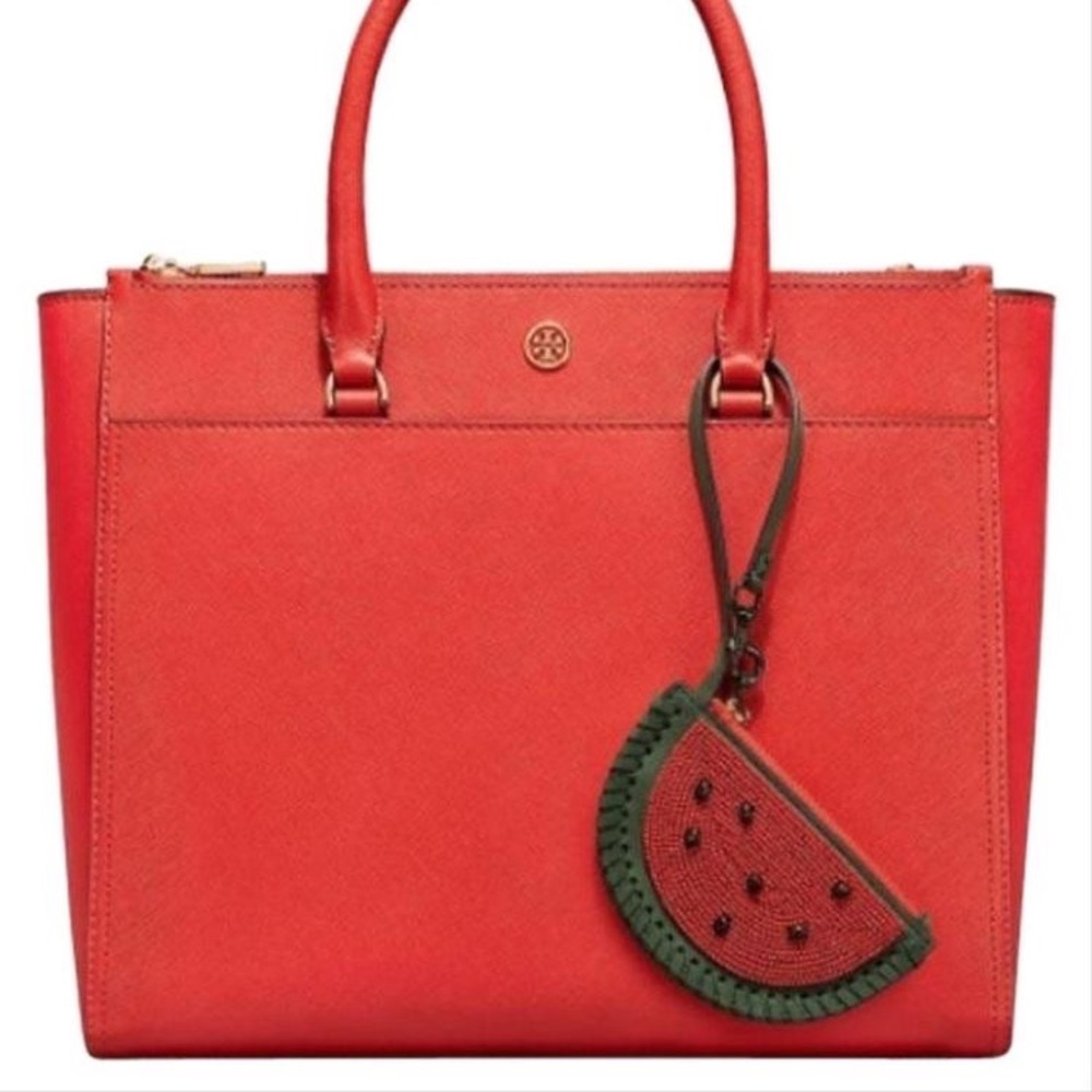 NWT Tory Burch watermelon ๐ leather pouch - Picture 2 of 7